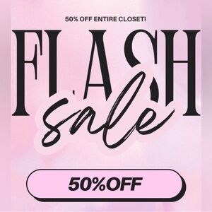 50% anything in my closet! Message me and I will make an offer at 50% off!